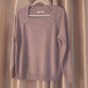 Soft light lavender mercer street xl sweater.